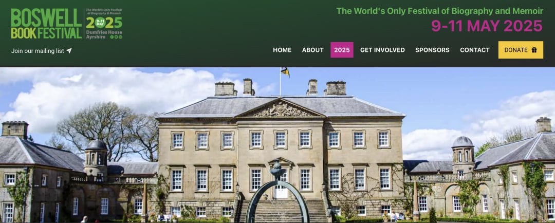 Dumfries this Saturday… a book (festival) special newsletter