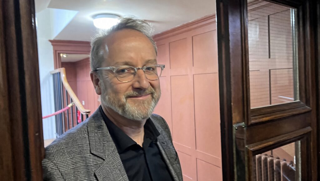 Richard Moorhead at the Oxford Literary Festival in 2024